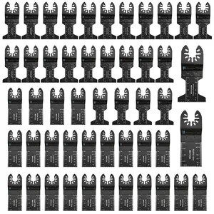 Las más vendidas hojas de sierra oscilante de acero al carbono multiherramienta para plástico, madera, hojas de sierra oscilante de corte de metal blando