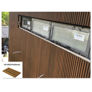 Panneau mural extérieur en WPC imitation brique 3D pour maison de <span class=keywords><strong>jardin</strong></span> en bois - Product Image 2