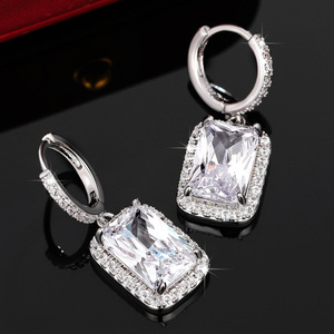 Eleganti Orecchini Pendenti Quadrati per Donne, Accessori per Orecchie Semplici e alla Moda per Uso Quotidiano - Product Image 2