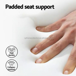 Tabourets de bar contemporains en rotin avec dossier, pieds en métal noir, revêtement en PU, chaises de bar pour <span class=keywords><strong>restaurant</strong></span>, <span class=keywords><strong>pub</strong></span> - Product Image 4