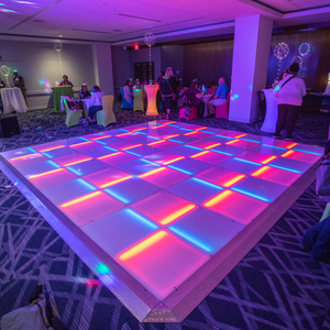 Piste <span class=keywords><strong>de</strong></span> danse LED magnétique sans fil 60x60cm, piste <span class=keywords><strong>de</strong></span> danse LED Interactive pour <span class=keywords><strong>jeux</strong></span> - Product Image 2