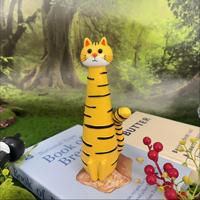 Nouveau Vase en Résine Chat Cartoon Créatif et Amusant 2026 – Décoration de Table en Forme d'Animal Mignon pour Arrangements Floraux