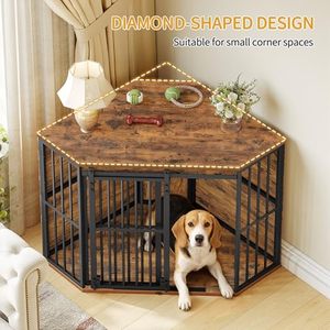 Rectangle MDF Top End <b>Table</b> with Magazine Rack Double Tier Metal & Wood <b>Wall</b> Mounted Storage for Living Room - Product Image 4