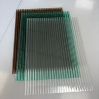 Plaque de polycarbonate à double paroi résistante aux UV, imperméable, transparente pour toiture / plaque PC