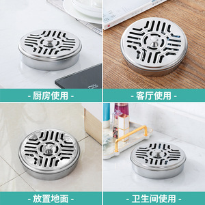 Stainless Steel Mosquito Coil <b>Holder</b> With Lid For Outdoor Use Eco Friendly Insect Repellent Box - Product Image 3