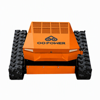 Tondeuse rotative industrielle autotractée 4 temps 190cc à essence avec télécommande et fonctions robotisées automatiques 1200-1500W