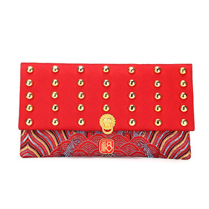 2025 Festival du printemps nouvel an sac en Satin rouge de haute qualité créatif tissu distinctif année serpent Fortune sceau pour décorations de fête - Product Image 6