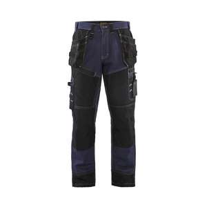 BLAKLADER - 150013708899C44 Pantalon Craftsman X1500 Bleu marine/noir-PANTALON DE TRAVAIL EAN 7330509421949 PANTALON DE TRAVAIL CARGO - Product Image 1