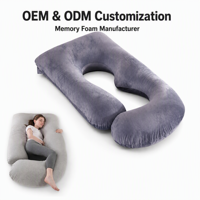 Coussin de sommeil pour la maternité, post-partum, grossesse, coussin de soutien complet du corps, coussin d'allaitement pour femmes enceintes, confort du ventre