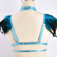 Lingerie Sexy pour femme ronde, vêtement de nuit, plumes, pour dames rondes, Cosplay, vente en gros