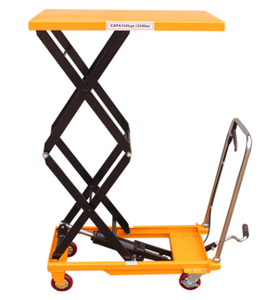 Tijera de elevación portátil, minimesa de elevación Manual, carrito extraíble - Product Image 2