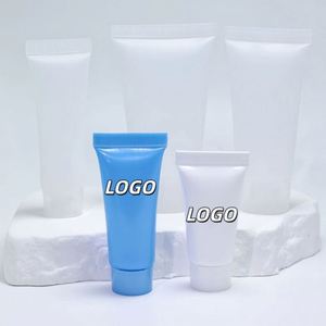 Tube souple en PE transparent blanc, bleu, vert de 5 ml pour crème cosmétique, vente en gros directe usine - Product Image 1