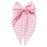 Barrettes à cheveux à nœud à carreaux noir et blanc, pinces à ressort simples, barrettes douces pour chignon et queue de cheval, accessoires capillaires pour filles, vente en gros