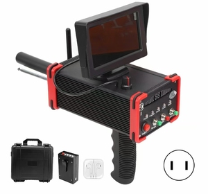 GR-3D नई टाइटैन स्टील मेटल डिटेक्टर 3 डी 5 मल्टी सिस्टम गहरे भूमिगत पानी और सोने का पता लगाने वाले जियोलेटर - Product Image 4