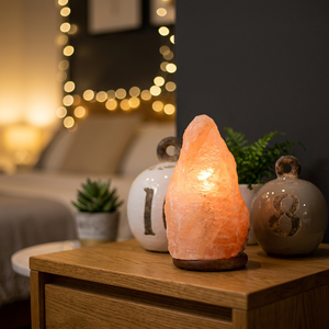 Lámpara de Sal Rosa del Himalaya OEM, 100% Natural, Tallada en Cristal de Roca, Estilo Pakistaní, Impermeable, Artesanía Natural Personalizada - Product Image 1