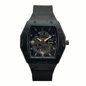 Nouvelle tendance de la mode transfrontalière montre d'affaires pour hommes guerrier noir cristal de saphir à quartz creux 43mm acier inoxydable Seiko - Product Image 6