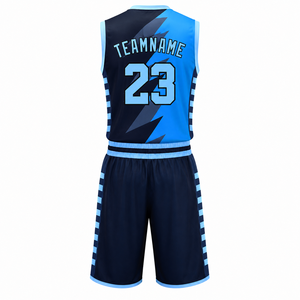 Uniforme de Baloncesto 100% Poliéster, Tela Suave y Transpirable, Diseño Personalizado Impreso Digitalmente, Unisex, Manga Corta, Rendimiento en el Juego - Product Image 4