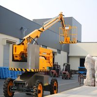 Plataforma Elevadora de Brazo Curvo para Trabajos Aéreos en Altura, para Instalación de Lámparas, Ingeniería Municipal y Aplicaciones Multifield