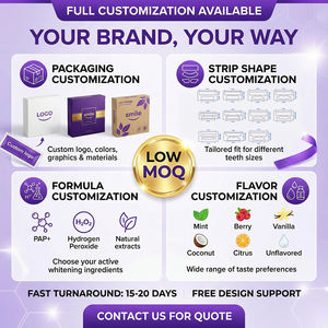 Bandes blanchissantes pour les dents, formule végane certifiée halal, naturelle et biologique, avec huile de coco et <span class=keywords><strong>charbon</strong></span> actif, OEM - Product Image 4