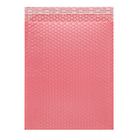 Sacs d'expédition colorés en polyéthylène, enveloppes matelassées à bulles imprimées or métallisé personnalisées