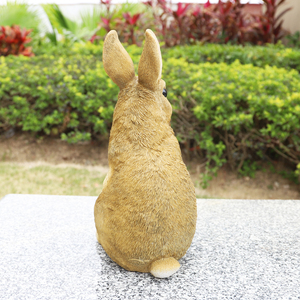 In Stock Folk Art <strong>Resin</strong> Rabbit Statue Outdoor Garden Sculpture Lawn Decor Bunny <strong>Figurine</strong> for Home Decoration <strong>Angel</strong> Style - Product Image 5