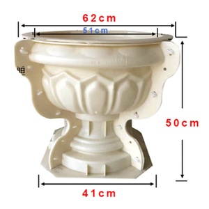 Moule en plastique ABS pour grand pot de fleurs en béton, moule pour pot de plante en ciment, moule pour pot de fleurs, moule en béton pour jardin - Product Image 3