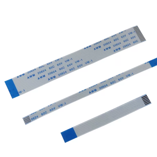FFC/FPC Flexible Flat Cable, 0.5mm Pitch, Same Side & Reverse Side Contact, 4/6/8/10/12/14/20/30/40P LCD Connection Cable