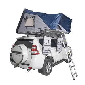 Rüzgar geçirmez araba çatı çadırı uzatma özel Suv FRP araba çatı üst çadır açık kamp için