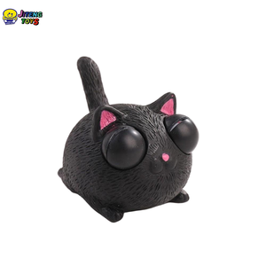 Juguete Antiestrés Divertido y Novedoso de JITENG, Gato Animado con <span class=keywords><strong>Ojos</strong></span> <span class=keywords><strong>Saltones</strong></span>, Juguete para Apretar con <span class=keywords><strong>Ojos</strong></span> Grandes - Product Image 1