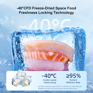 อาหารแมวออร์แกนิคแบบฟรีซดราย รสไก่ เป็ด แซลมอน 5 ถัง ช่วยระบบย่อยอาหารและสุขภาพขน โปรตีนสูง - Product Image 5