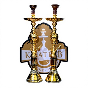 Juego de Shisha Egipcio Tradicional de Oro Premium de 85 cm - Marca Khateeb (Modelo: A1151) - Product Image 2