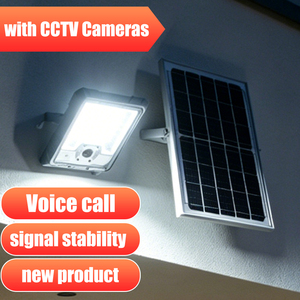 Reflector Exterior de 100 Vatios con Cámara de Vigilancia Wifi, Sensor de Seguridad, Luz Solar LED con Cámara Solar CCTV - Product Image 1
