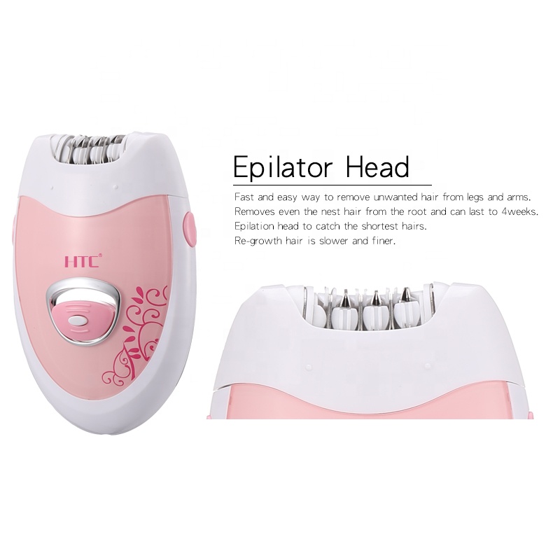 HTC lady shaver battery operated amazon ladies leg hair trimmer shaver machine sex hair remover trimmer shaver razor for lady