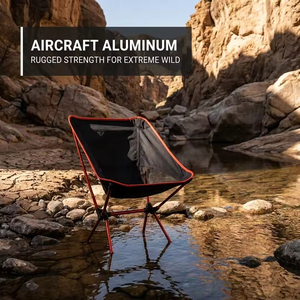 Chaise lune portable pliable en alliage d'aluminium ultra-léger de style B pour l'extérieur, le camping et les loisirs, mobilier d'extérieur pour le voyage en voiture - Product Image 5