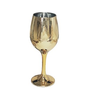 Verres à <span class=keywords><strong>vin</strong></span> rouge électroplaqués à pied haut avec détails dorés sans plomb Calcium-Sodium 201-300ml - Product Image 5