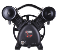 Compresseur d'air à piston entraîné par courroie 2HP et 3HP, tête de pompe pour usage industriel, pour compresseurs d'air neufs et d'occasion