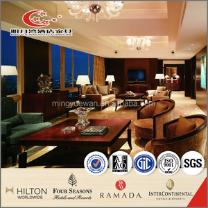 Elegante moderno Hotel Hilton muebles simplificar tela lujo negro roble alto brillo rey tamaño dormitorio conjunto - Product Image 6