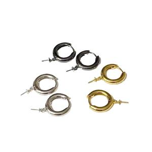 Accesorios de Perlas DIY, Bandeja Vacía para Pendientes de Plata S925 con Cuentas Redondas de 9-15 mm, Joyería de Plata de Moda, Hebilla para Oreja, Producto 22414DIY - Product Image 4