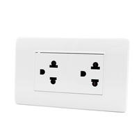 Prise de courant de haute qualité US Standard AC plaque en plastique maison murale prise de charge électrique interrupteur et prise