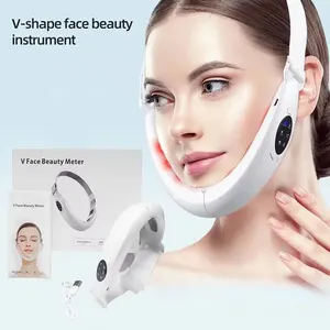 Nuovo 2024 di bellezza microcorrente Lifting a forma di V pelle stringe macchina doppio mento grasso riduttore rimozione Lifting facciale per le donne