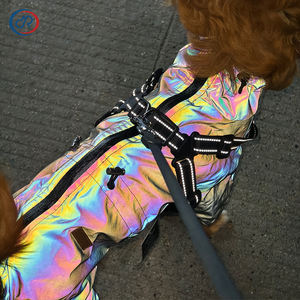 OKKPETS 2026 Arnés de Diseño Personalizado para Perros, Abrigo Holográfico para Perros, Chaqueta Cortavientos Reflectante para Perros con Arnés Ajustable - Product Image 3