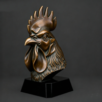 Buste de chèvre, statue d'animal, buste pour la décoration de la maison