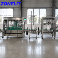 Ligne de production de remplissage et de pesage automatique avec machine de bouchage, d'étiquetage et de codage pour l'embouteillage de sauces, de pâtes et d'huiles comestibles