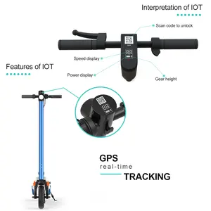 2021 yeni kiralama Dockless paylaşılan elektrikli Scooter ile GPS APP fonksiyonu kiralama paylaşımı Scooter IOT cihazı