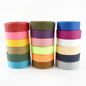 Meetee RD109 20-50mm*1.1 Nylon Webbing Luggage Accessories Pure Color Strap for Clothing Sewing Backpack Safety Belt Webbings