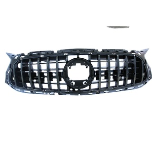 Negro parachoques delantero parrilla para <span class=keywords><strong>Mercedes</strong></span>-<span class=keywords><strong>Benz</strong></span> C190 <span class=keywords><strong>AMG</strong></span> GT <span class=keywords><strong>AMG</strong></span> <span class=keywords><strong>2017</strong></span> + 2 - Product Image 1