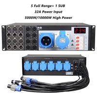 Équipement d'alimentation pour systèmes Line Array, Amplificateur de distribution de puissance, Distribution d'alimentation pour événements, Système audio pour enceintes sonores