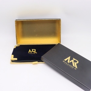 Tùy chỉnh kim loại kính mát bao bì hộp với logo flannel lót và các tông mạnh mẽ cho sang trọng Kính quà tặng và bán lẻ hiển thị - Product Image 3