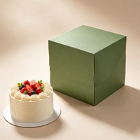 Boîte à gâteau écologique biodégradable, boîte d'emballage alimentaire de qualité alimentaire, boîte de livraison de nourriture, boîte en papier personnalisée avec logo pour boulangerie