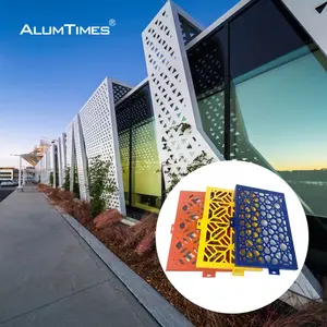 Alumtimes High Quality Fireproof Aluminum Single Panel For Outdoor Living 3D Wall Panel Exterior For Hotel Aluminum Single Panel